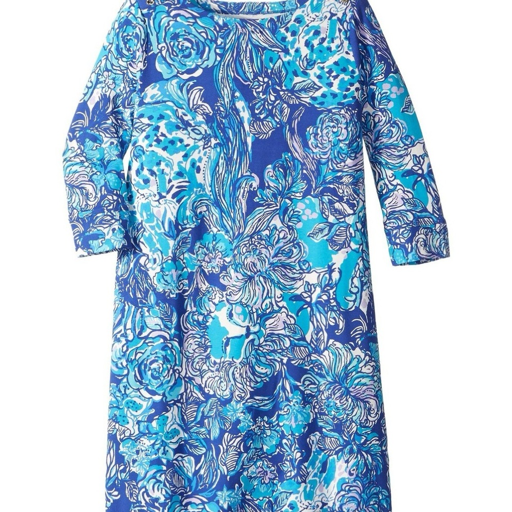 Girl’s Lilly Pulitzer Mini Sadie Cat Call Dress